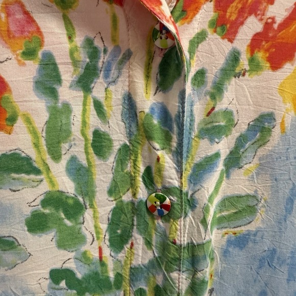 Jams World Kiyoshi Large Button Up Style W624 ROSS, Roses - Picture 8 of 15